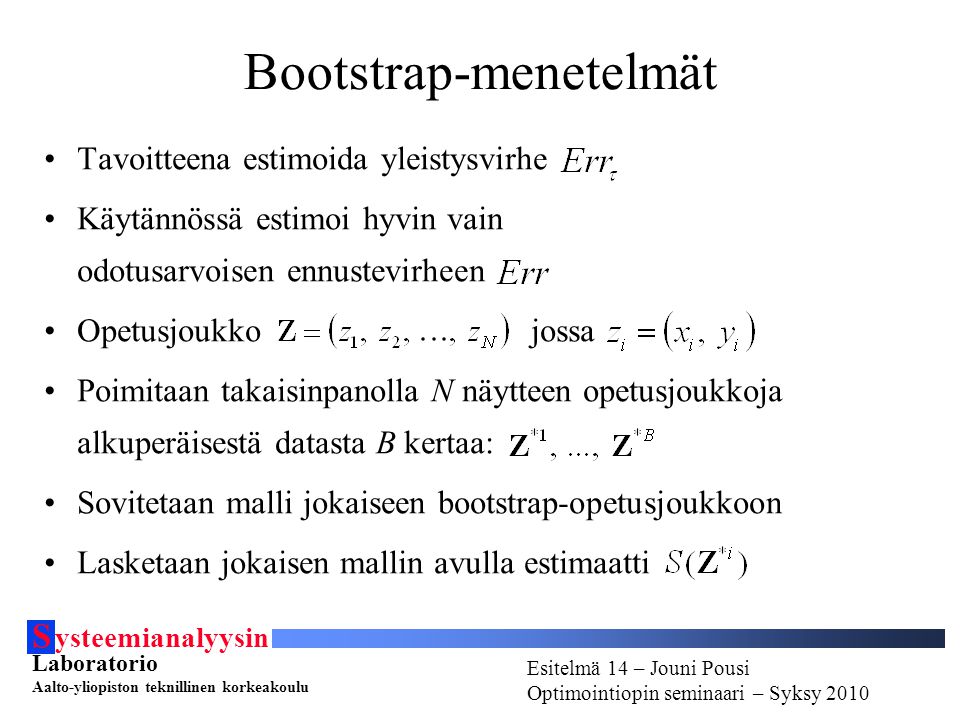 Bootstrap-menetelmät