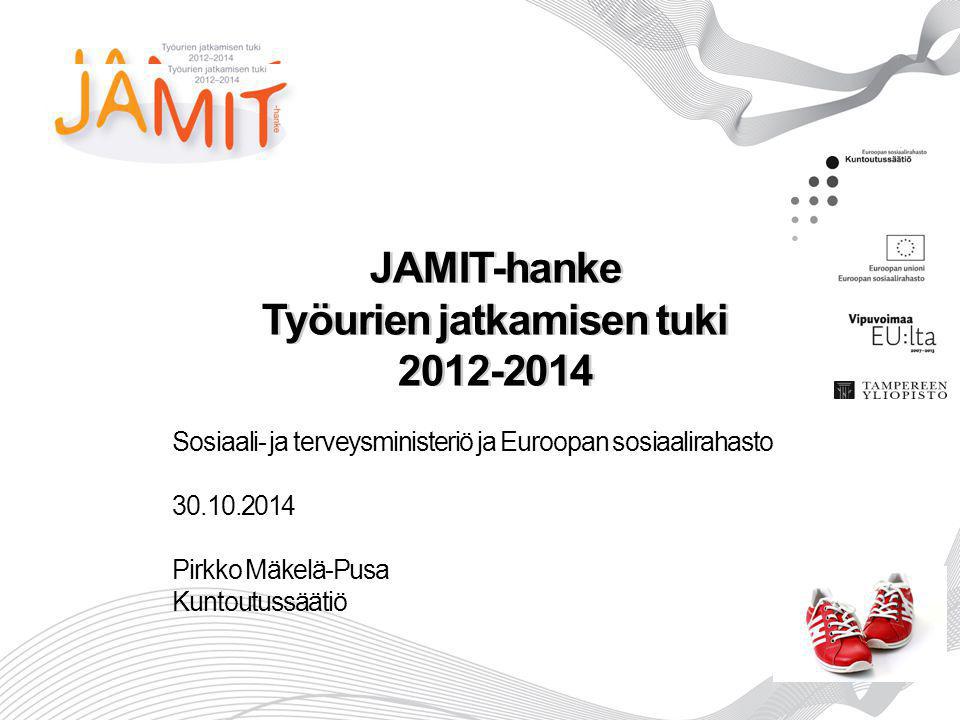 JAMIT-hanke Työurien jatkamisen tuki