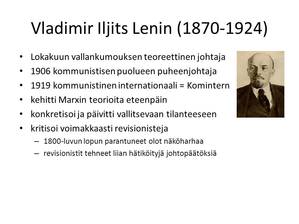 Vladimir Iljits Lenin ( )