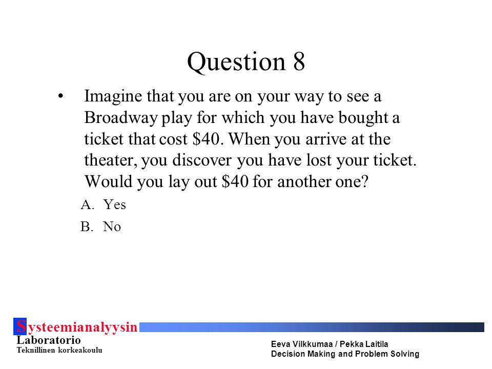 Question 8