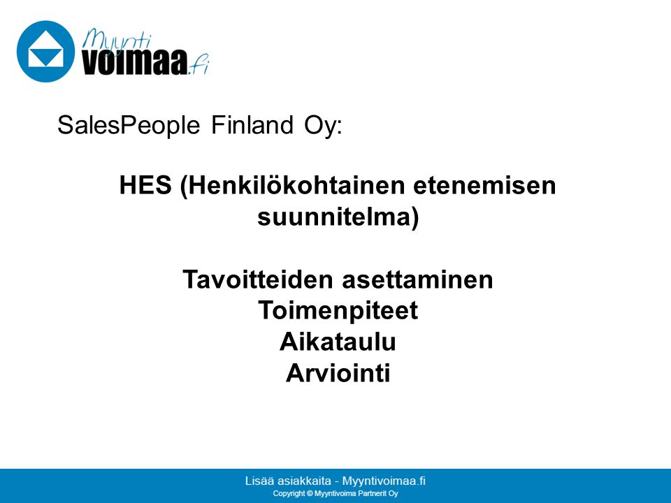 SalesPeople Finland Oy: