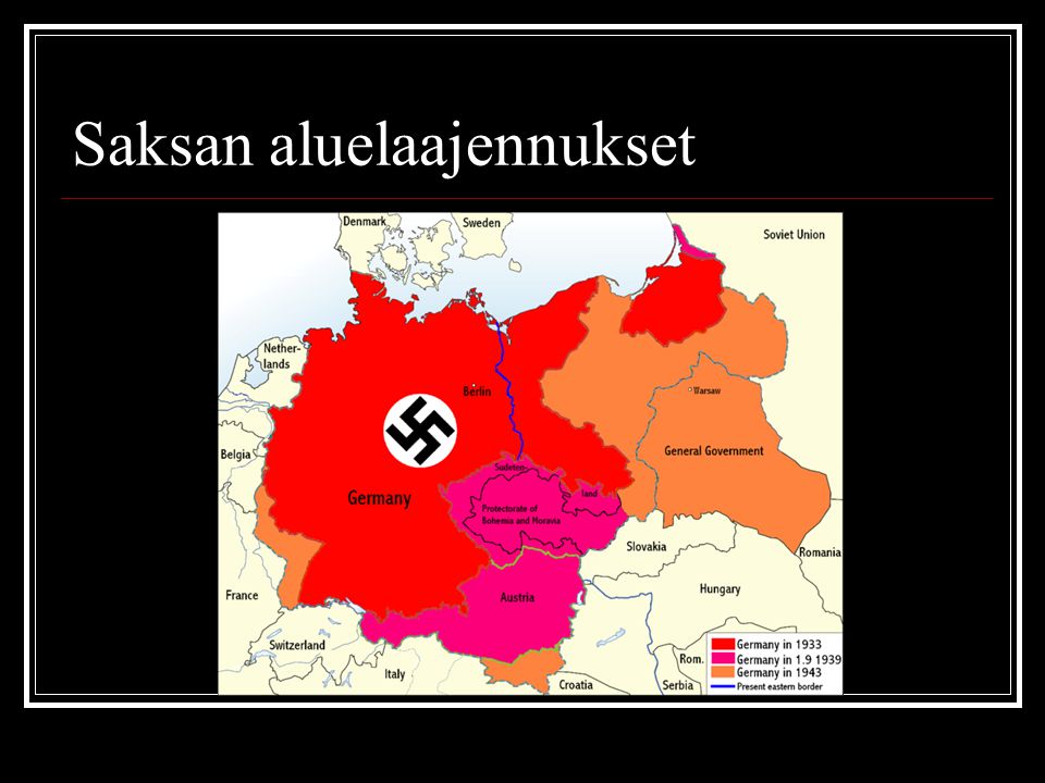 Saksan aluelaajennukset