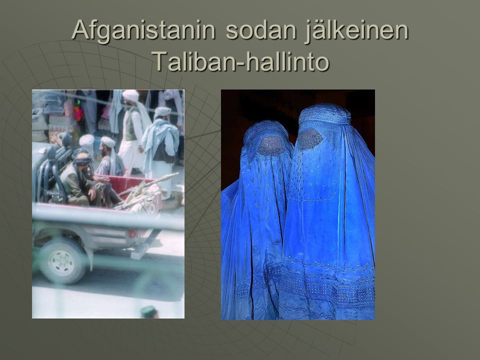 Afganistanin sodan jälkeinen Taliban-hallinto