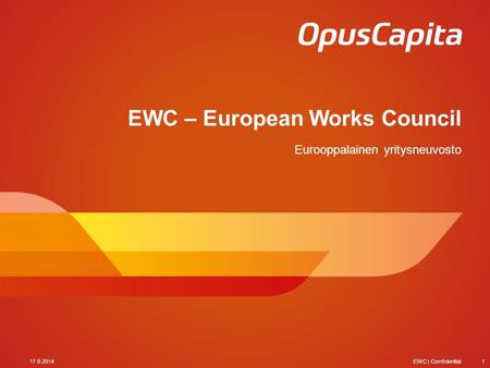 EWC – European Works Council