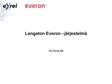 Langaton Everon –järjestelmä