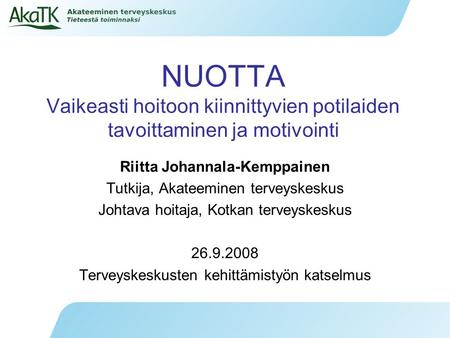 Riitta Johannala-Kemppainen