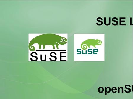 SUSE Linux openSUSE. Historia - Ensimmäinen jakelupaketti julkaistiin vuonna 1992. Tästä olivat vastuussa Roland Dyroff, Thomas Fehr, Hubert Mantel ja.
