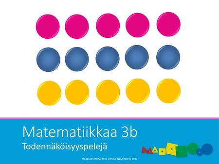Matematiikkaa 3b © Varga–Neményi ry 2017