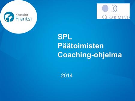 SPL Päätoimisten Coaching-ohjelma