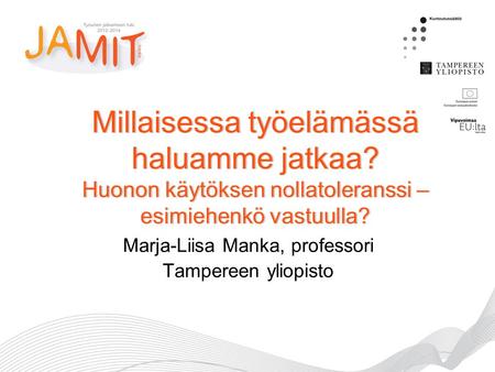 Marja-Liisa Manka, professori Tampereen yliopisto