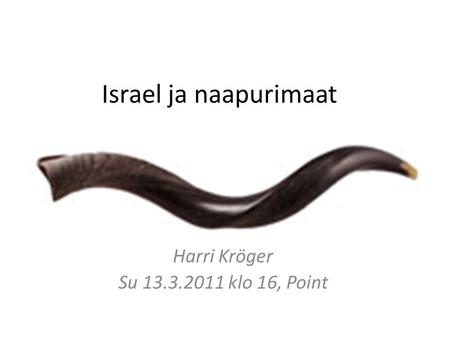 Harri Kröger Su klo 16, Point