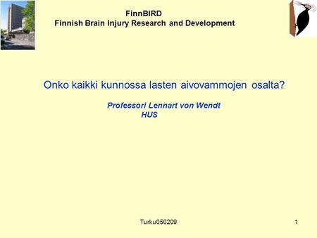 Finnish Brain Injury Research and Development