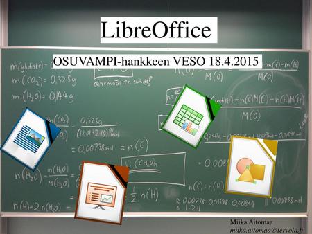 LibreOffice OSUVAMPI-hankkeen VESO