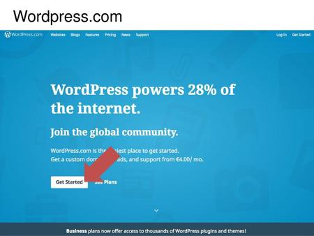 Wordpress.com.