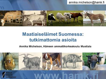 Maatiaiseläimet Suomessa: tutkimattomia asioita