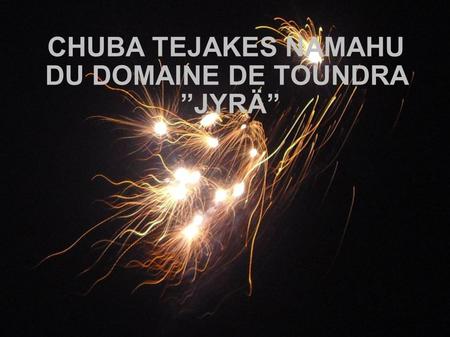 CHUBA TEJAKES NAMAHU DU DOMAINE DE TOUNDRA ”JYRÄ”.