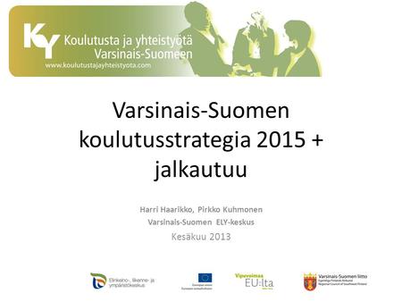 Varsinais-Suomen koulutusstrategia jalkautuu
