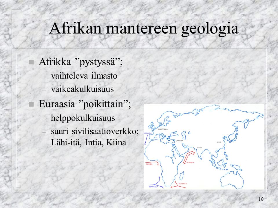 Afrikan mantereen geologia