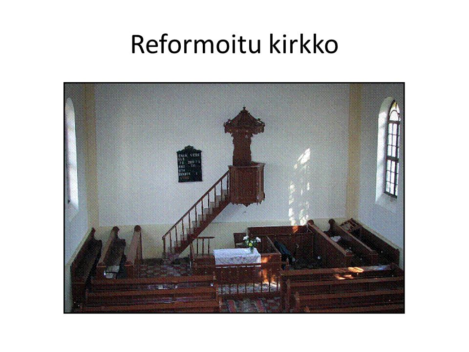 Reformoitu kirkko