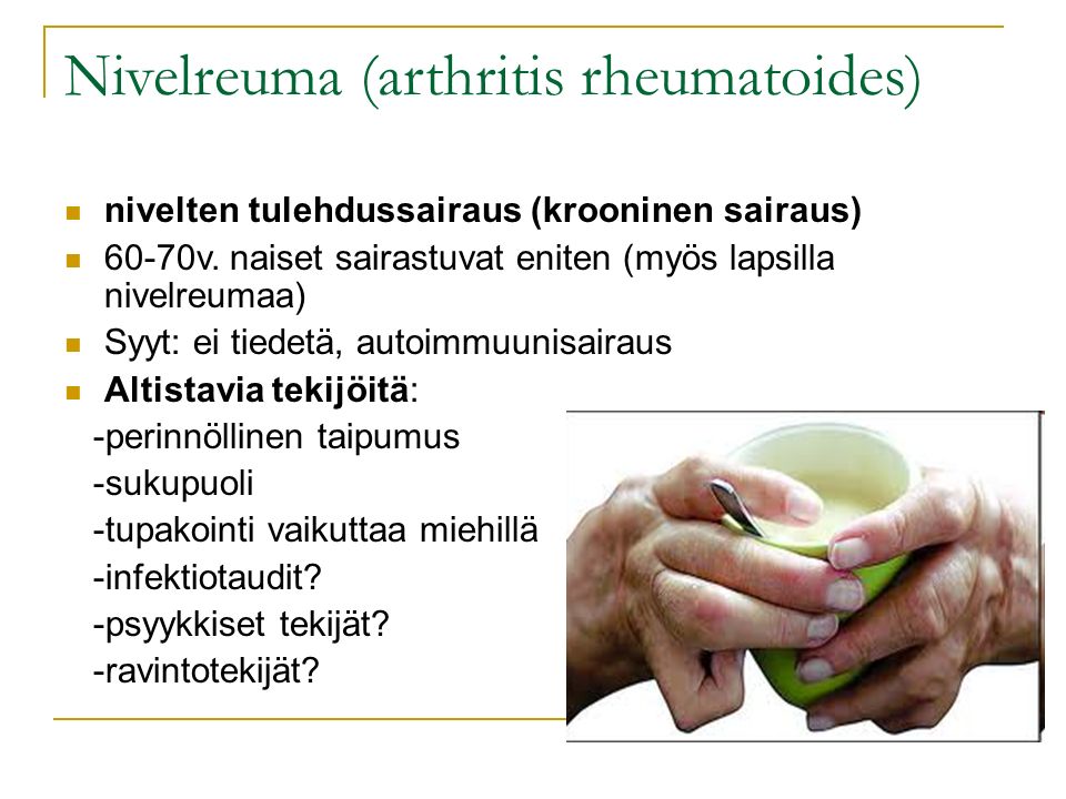 Nivelreuma (arthritis rheumatoides)