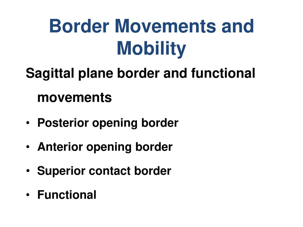 Border Movements and Mobility