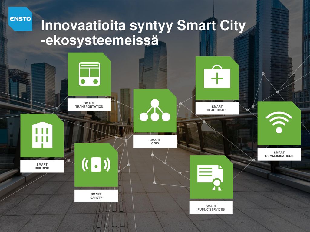 Innovaatioita syntyy Smart City -ekosysteemeissä