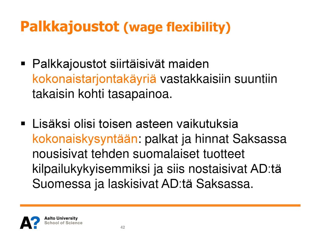 Palkkajoustot (wage flexibility)