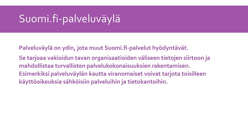 Suomi.fi-palveluväylä