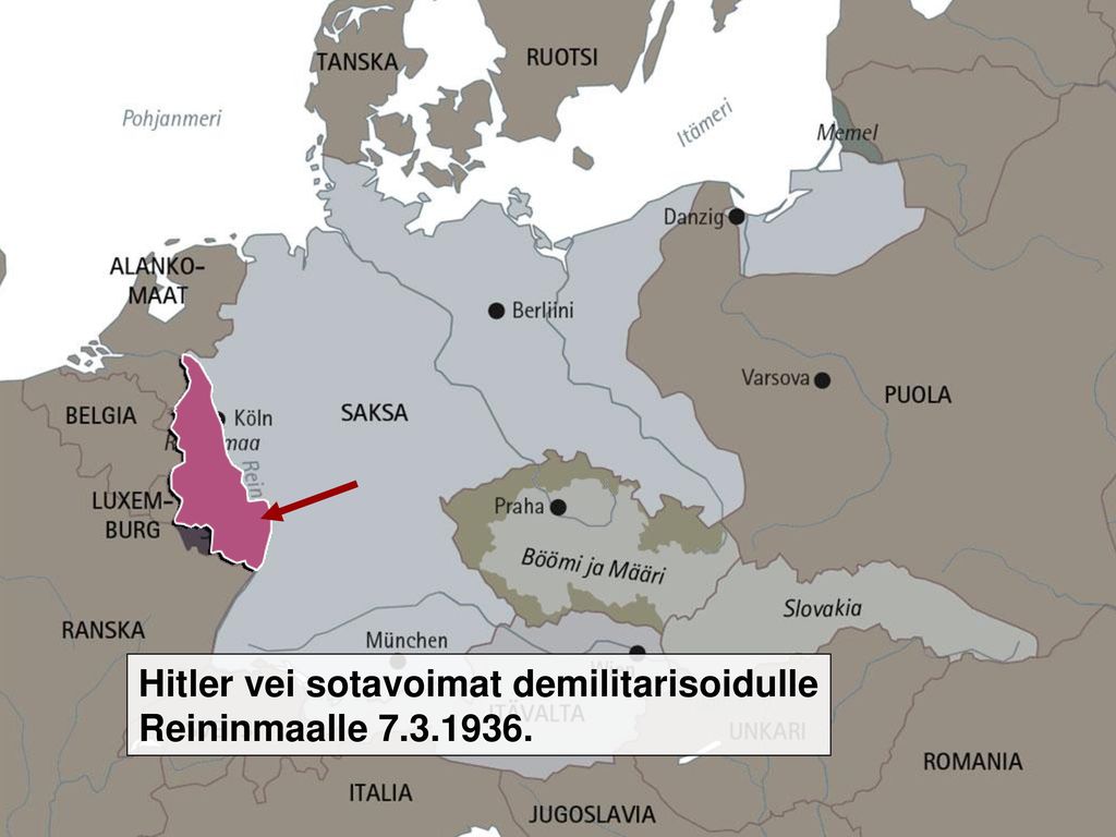 Hitler vei sotavoimat demilitarisoidulle