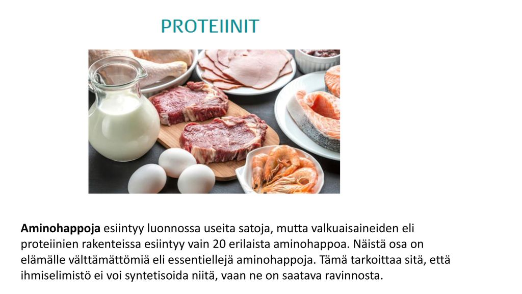 Aminohappoja esiintyy luonnossa useita satoja, mutta valkuaisaineiden eli proteiinien rakenteissa esiintyy vain 20 erilaista aminohappoa.