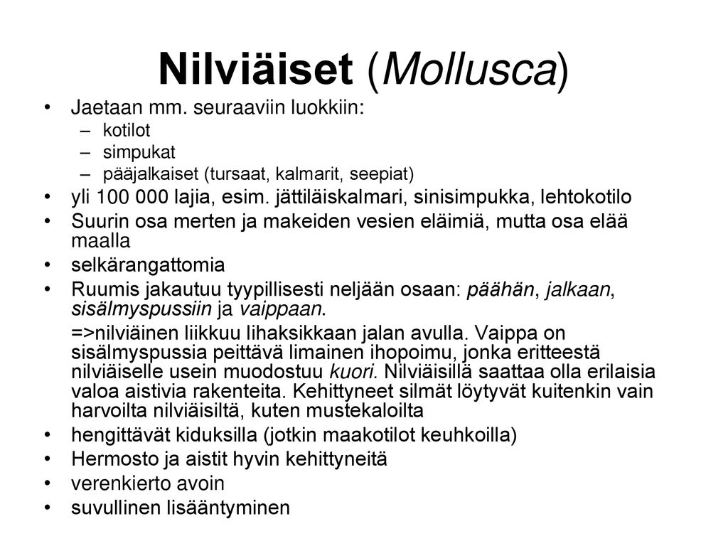 Nilviäiset (Mollusca)