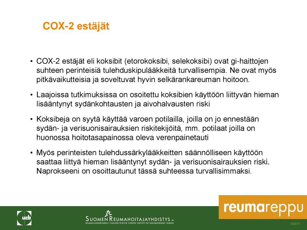 COX-2 estäjät