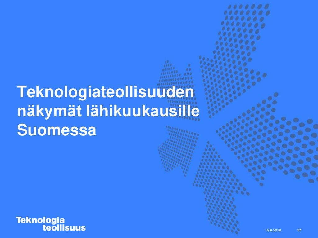 Teknologiateollisuuden näkymät lähikuukausille Suomessa