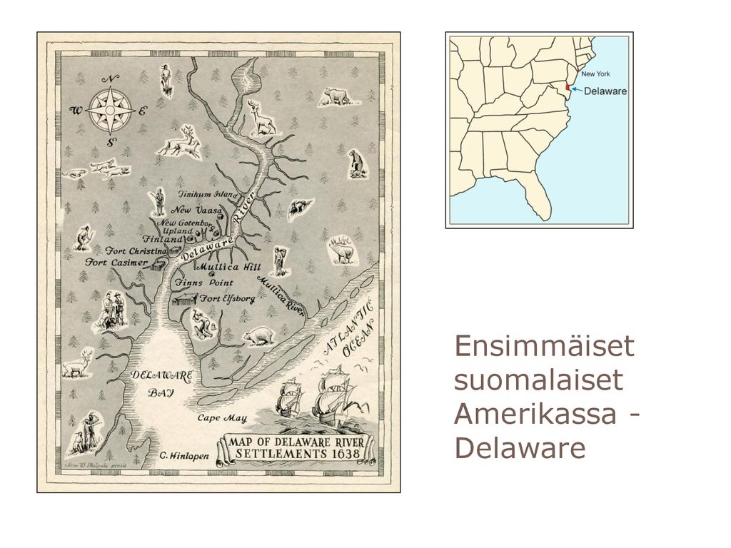 Ensimmäiset suomalaiset Amerikassa - Delaware