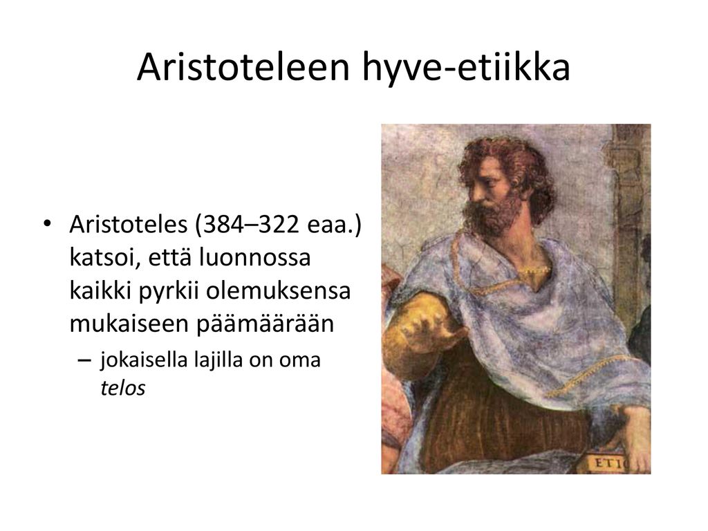 Aristoteleen hyve-etiikka