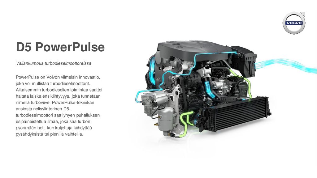 D5 PowerPulse Vallankumous turbodieselmoottoreissa