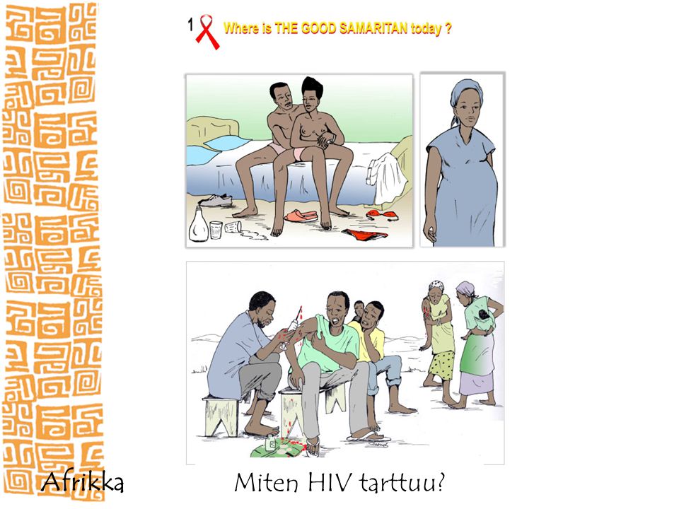 Miten HIV tarttuu Afrikka