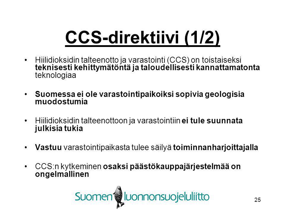 CCS-direktiivi (1/2)