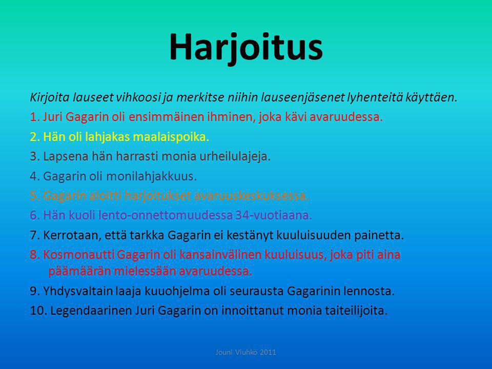 Harjoitus