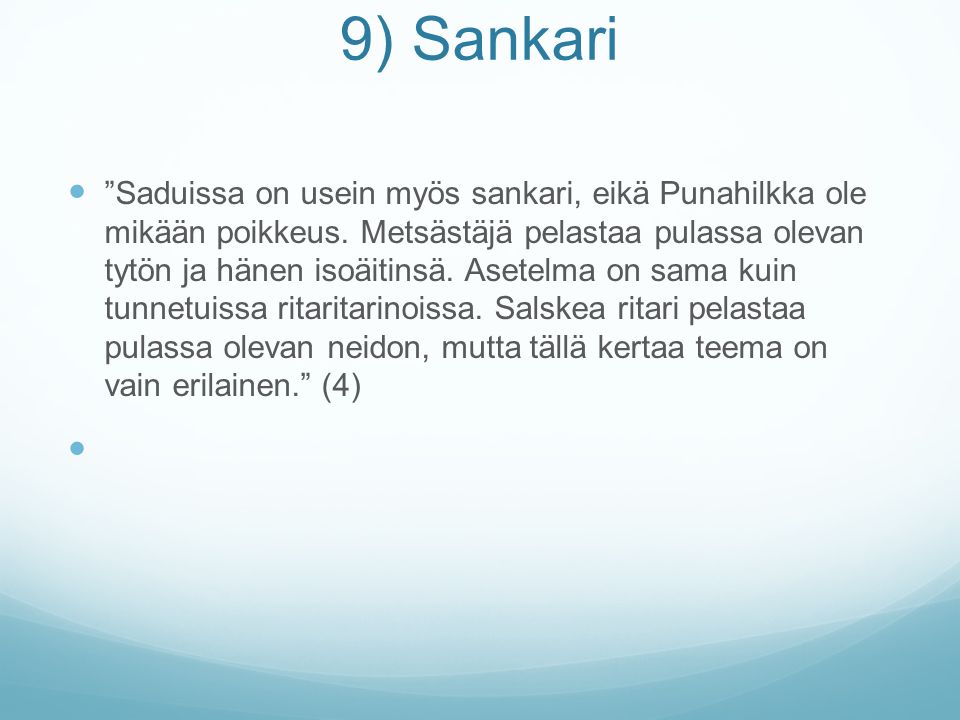 9) Sankari