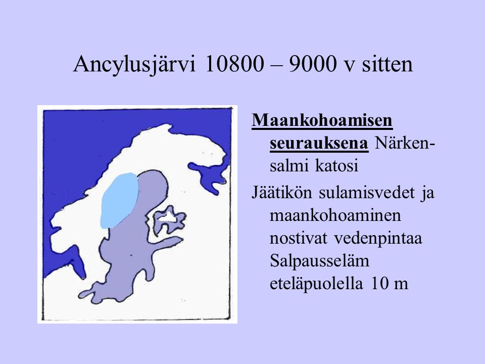 Ancylusjärvi – 9000 v sitten