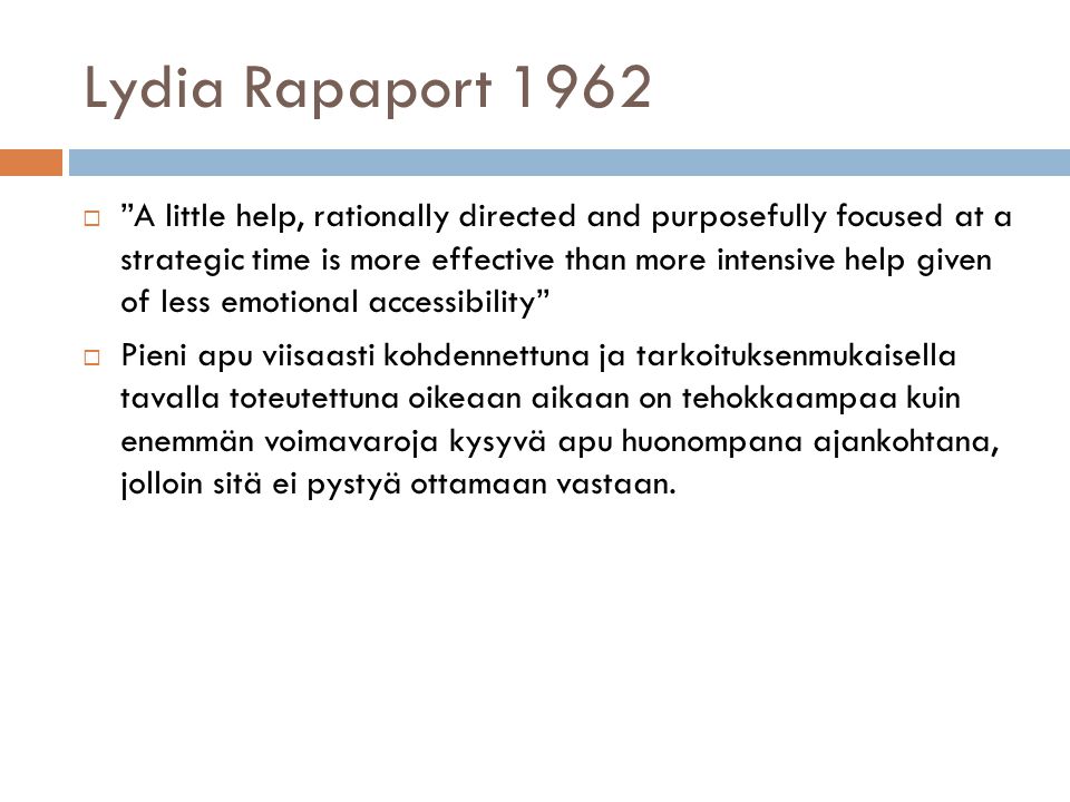 Lydia Rapaport 1962