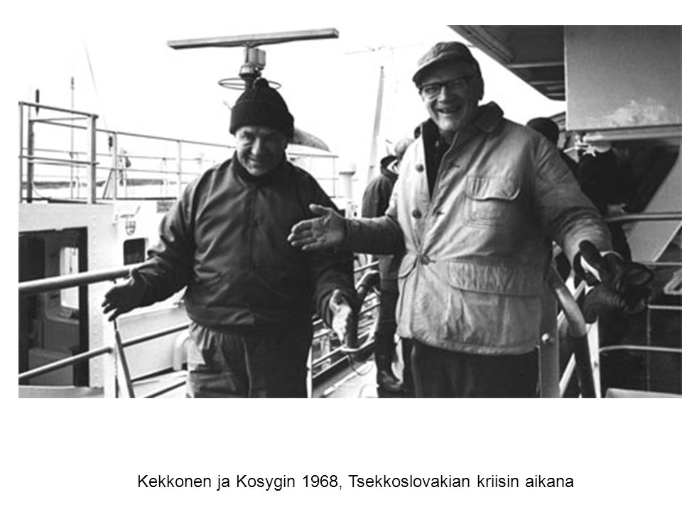 Kekkonen ja Kosygin 1968, Tsekkoslovakian kriisin aikana