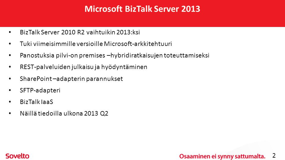 Microsoft BizTalk Server 2013