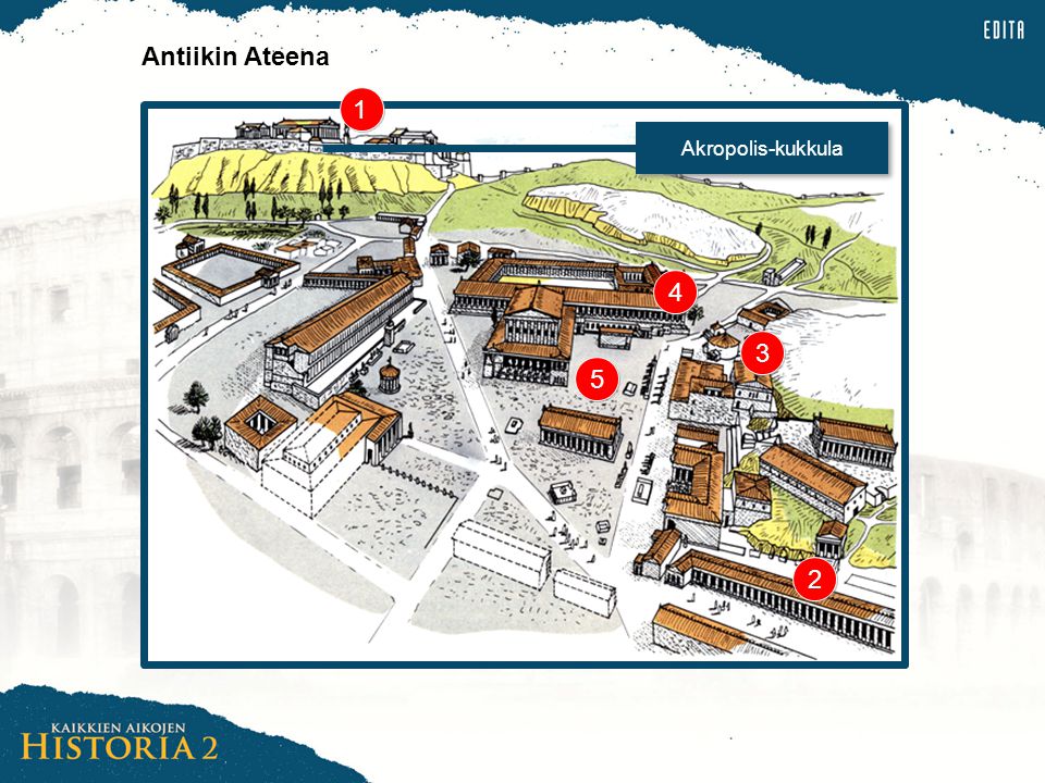 Antiikin Ateena 1 Akropolis-kukkula