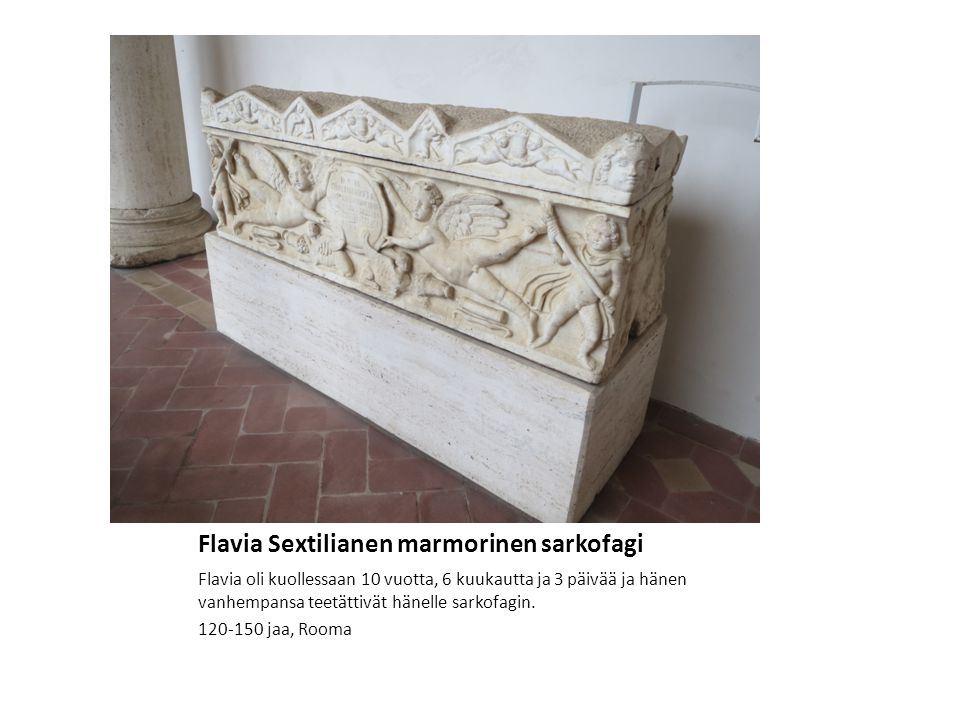 Flavia Sextilianen marmorinen sarkofagi