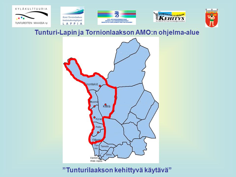 Tunturi-Lapin ja Tornionlaakson AMO:n ohjelma-alue