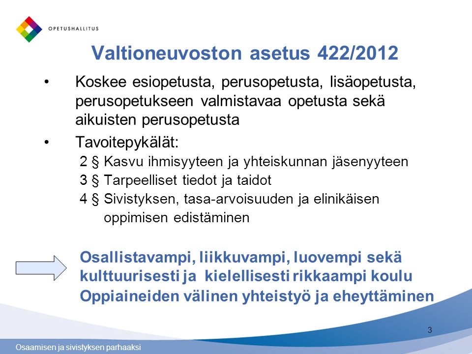 Valtioneuvoston asetus 422/2012