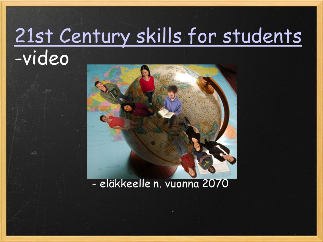 21st Century skills for students -video