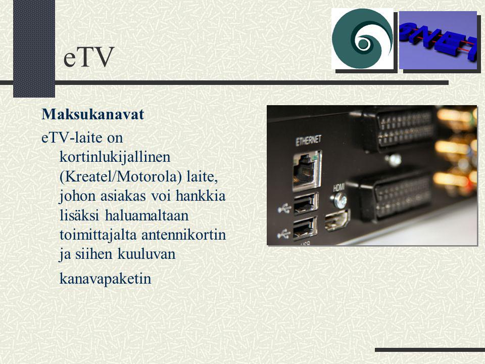 eTV Maksukanavat.